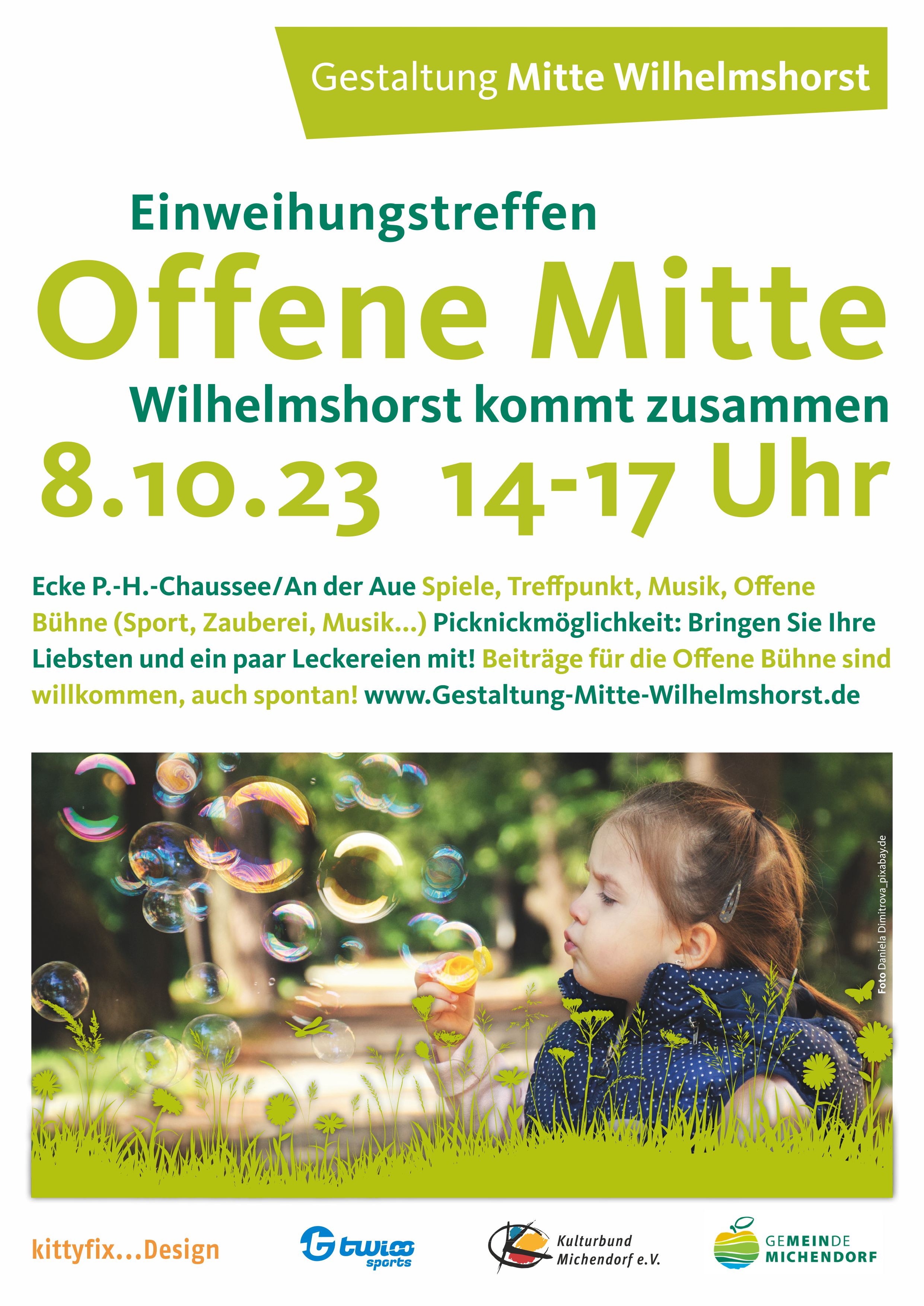 Gestaltung Mitte Wilhelmshorst