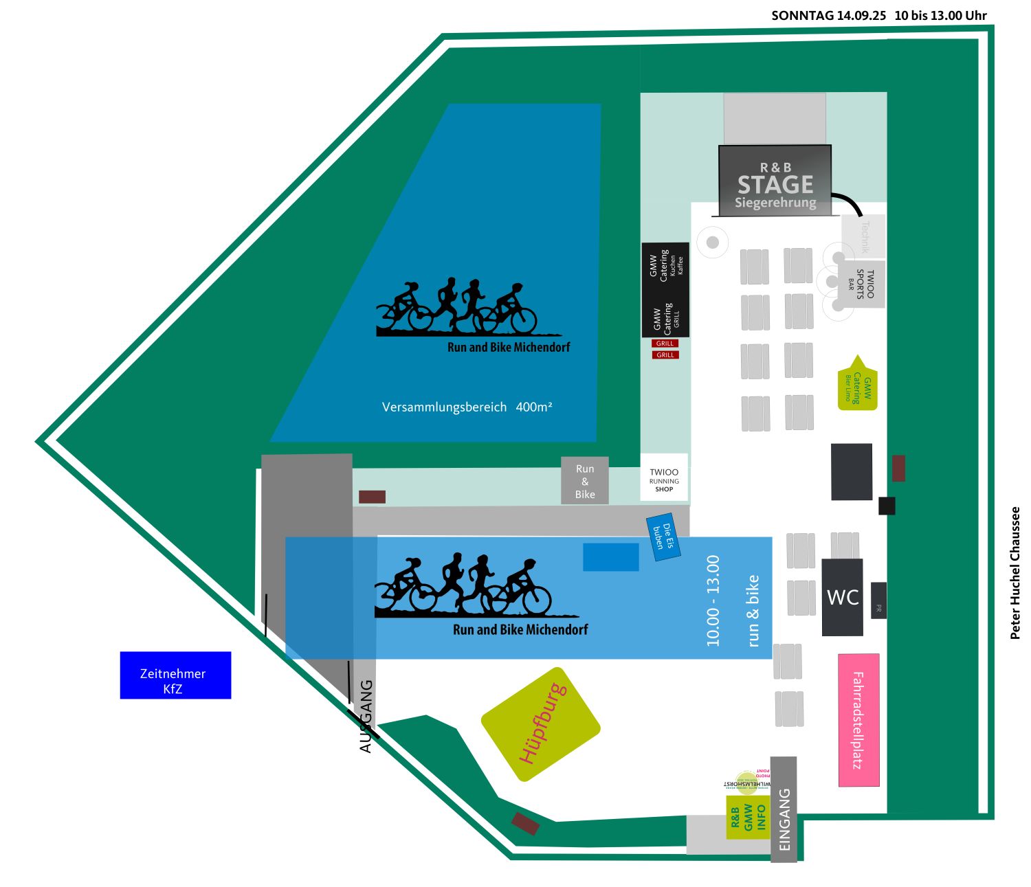 Gestaltung Mitte Wilhelmshorst