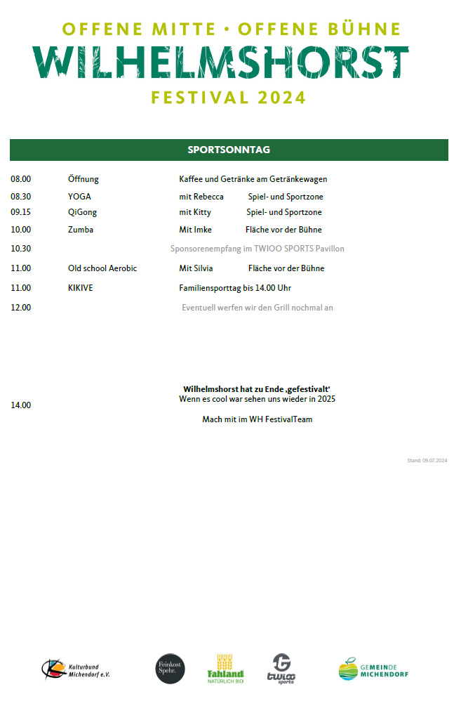 Gestaltung Mitte Wilhelmshorst
