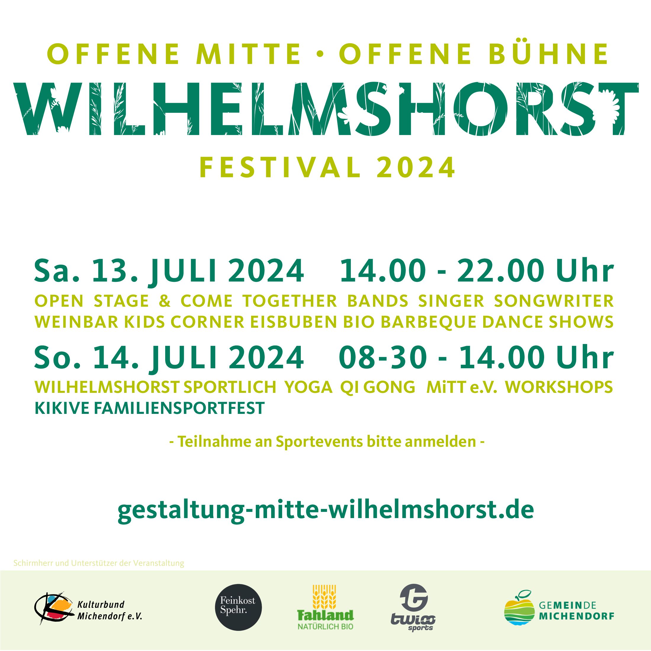 Gestaltung Mitte Wilhelmshorst